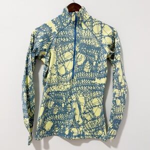 Nike Pro Hyperwarm Half Zip Pullover Womens Size Medium Long Sleeve Activewear